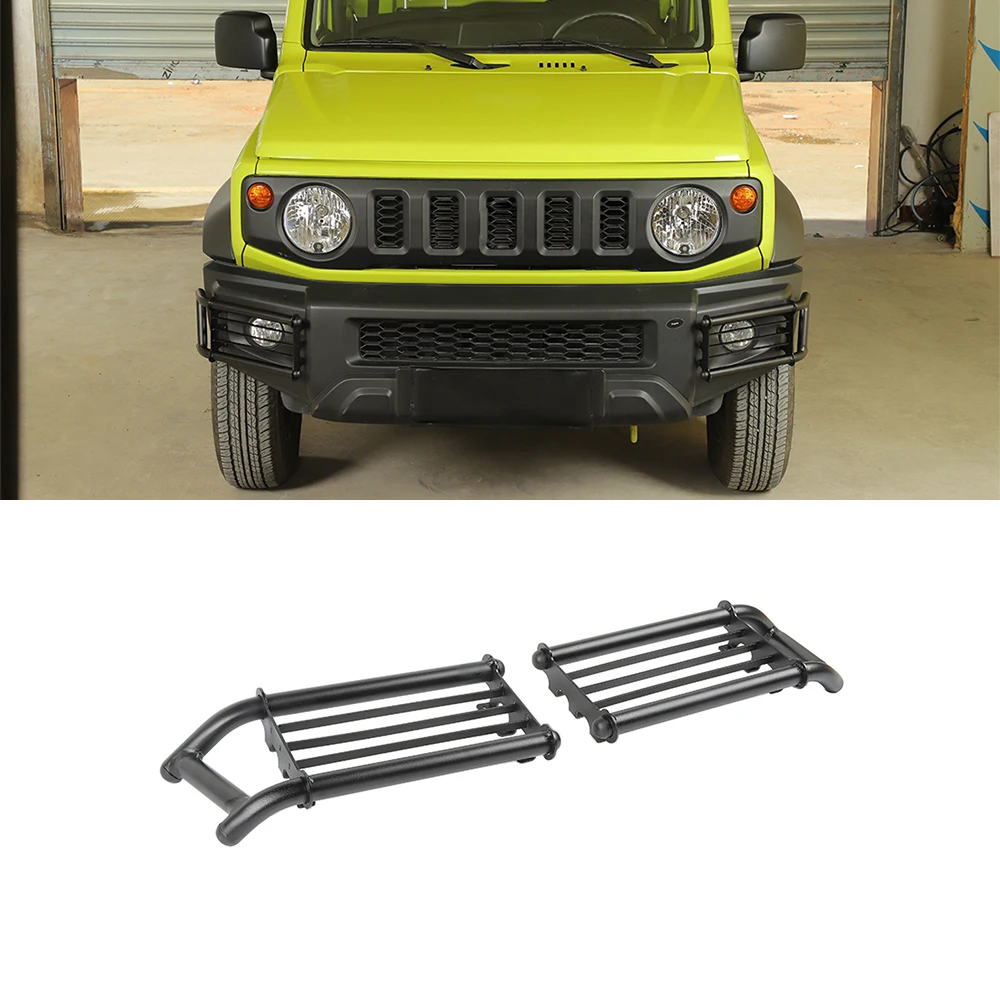 

Front Fog Light Lamp Protector Cover Trim Guard for Suzuki Jimny 2019 2020 2021 2022 2023 2024 Black Car Exterior Accessories