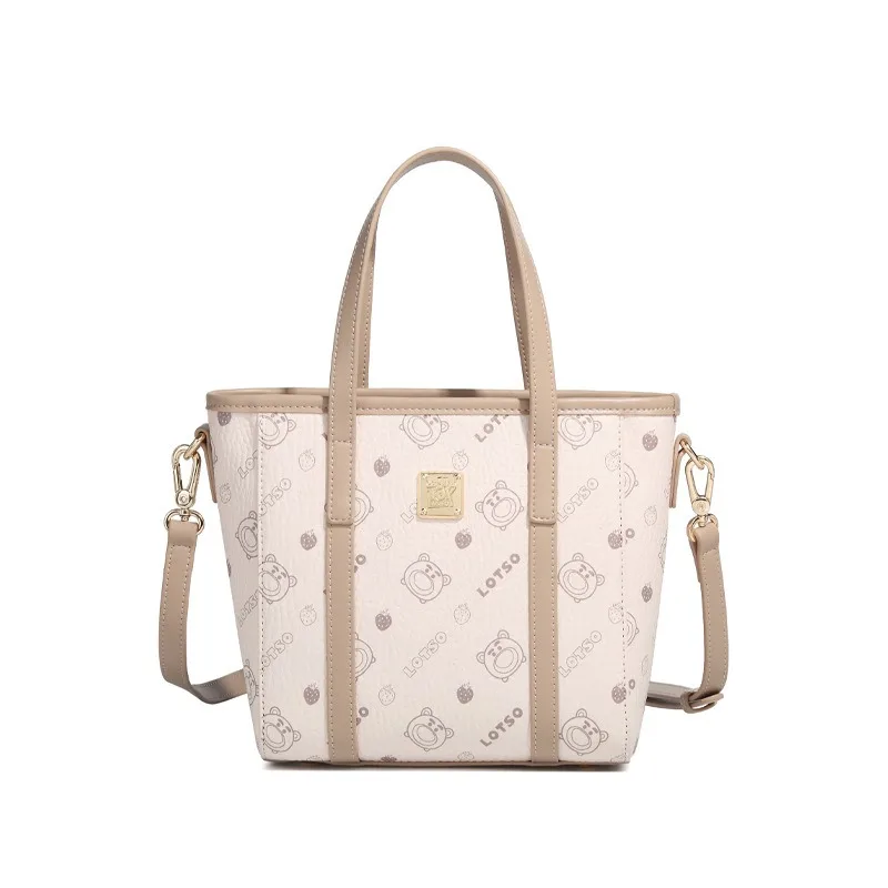 

Disney Lotso Tote Handbag for Women Sweet Versatile Shoulder Bag Luxury Purse Fashion Casual Daily Use