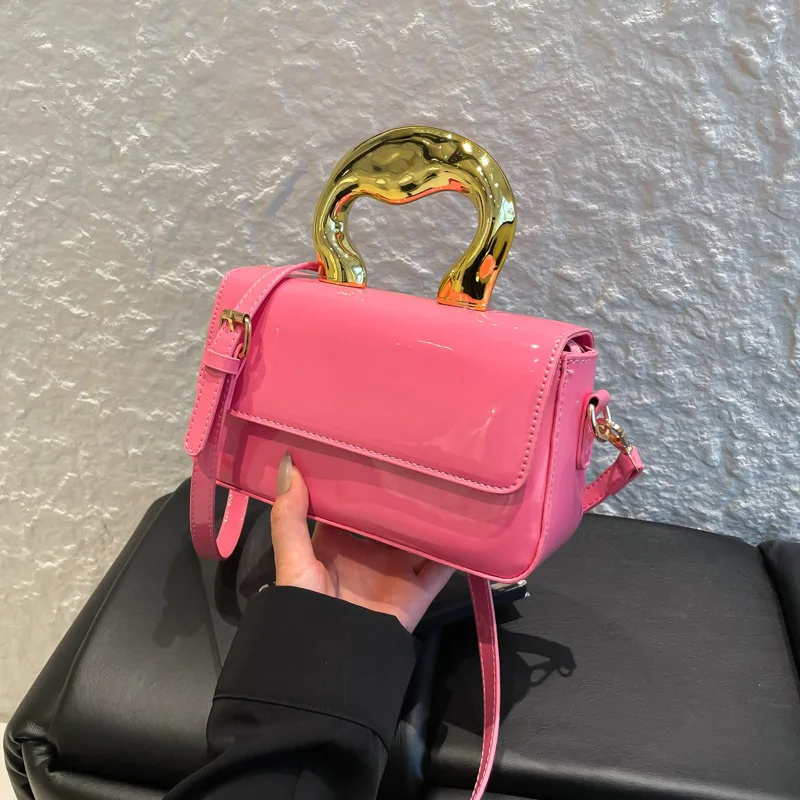 

Летняя мягкая квадратная сумка, повседневная сумка на плечо для женщин, минималистичная сумка-тоут с верхней ручкой, модная сумка через плечо, универсальная сумка ​