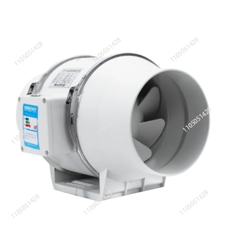 4 5 6 8 Inch 220V Exhaust Fans Home Inline Pipe Duct Extractor Ventilation Kitchen Toilet Air Clean Ventilator Diagonal Flow Fan