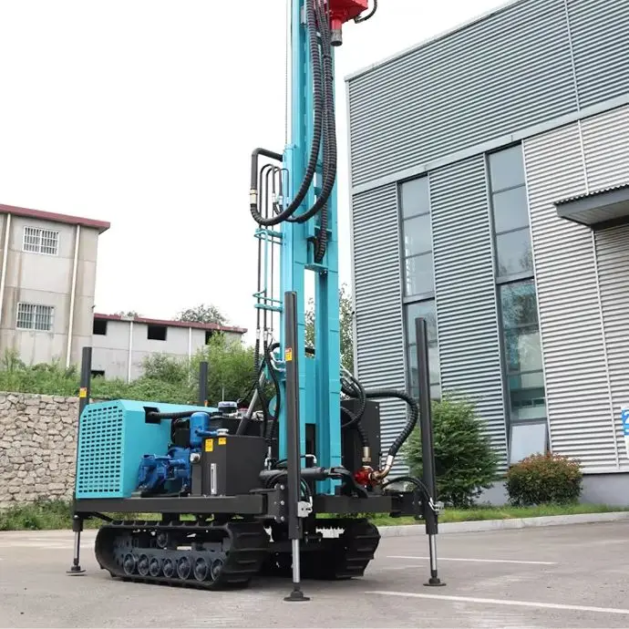 Customized Rotary Deep Drill Unit 300M Crawler Diesel Quick Hot Sale Positioning Aid Deep Water Well Drilling Rig