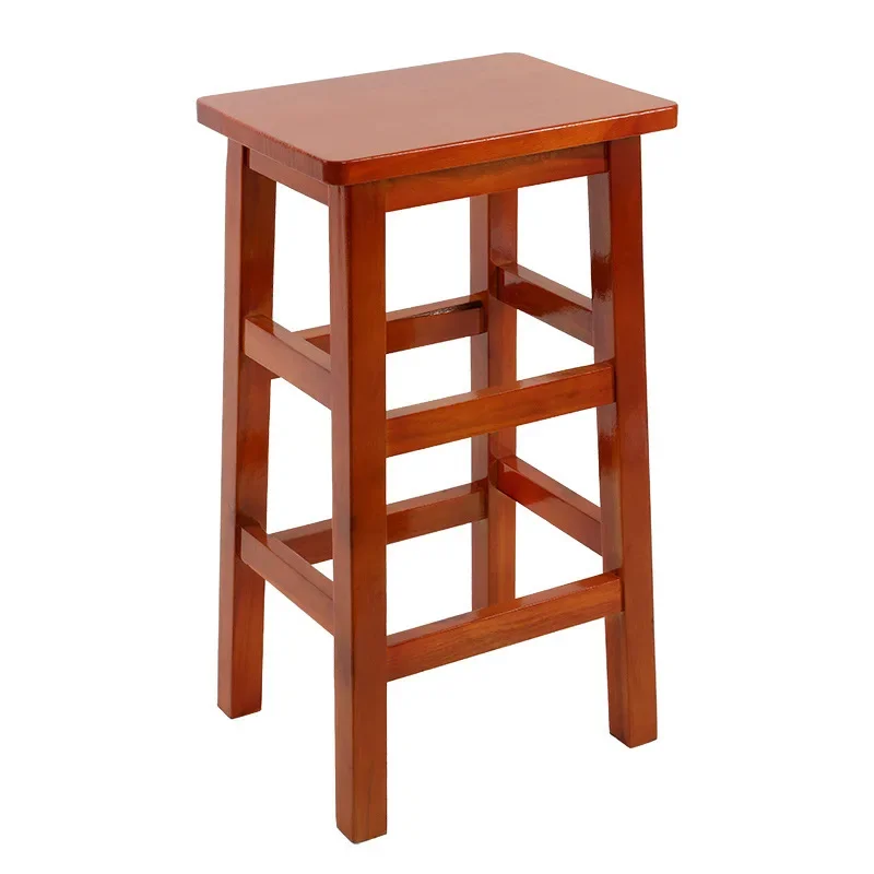 

Commercial bar chairs, solid wooden square stools, resumption of work, high stools, bar chairs, household high stools