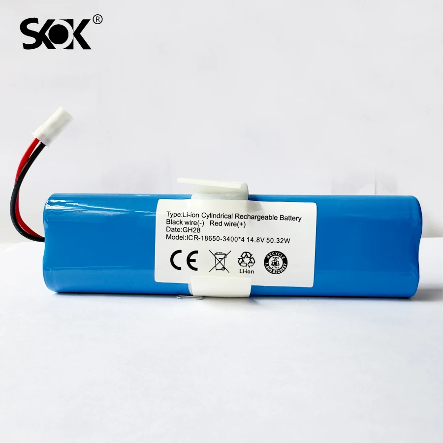 Compatible with Ecovacs DF45 DF43 Compatible with ILife V3s PRO X3 V50 V55 V8s X750 Rechargeable Battery Robotic Cleaner Parts