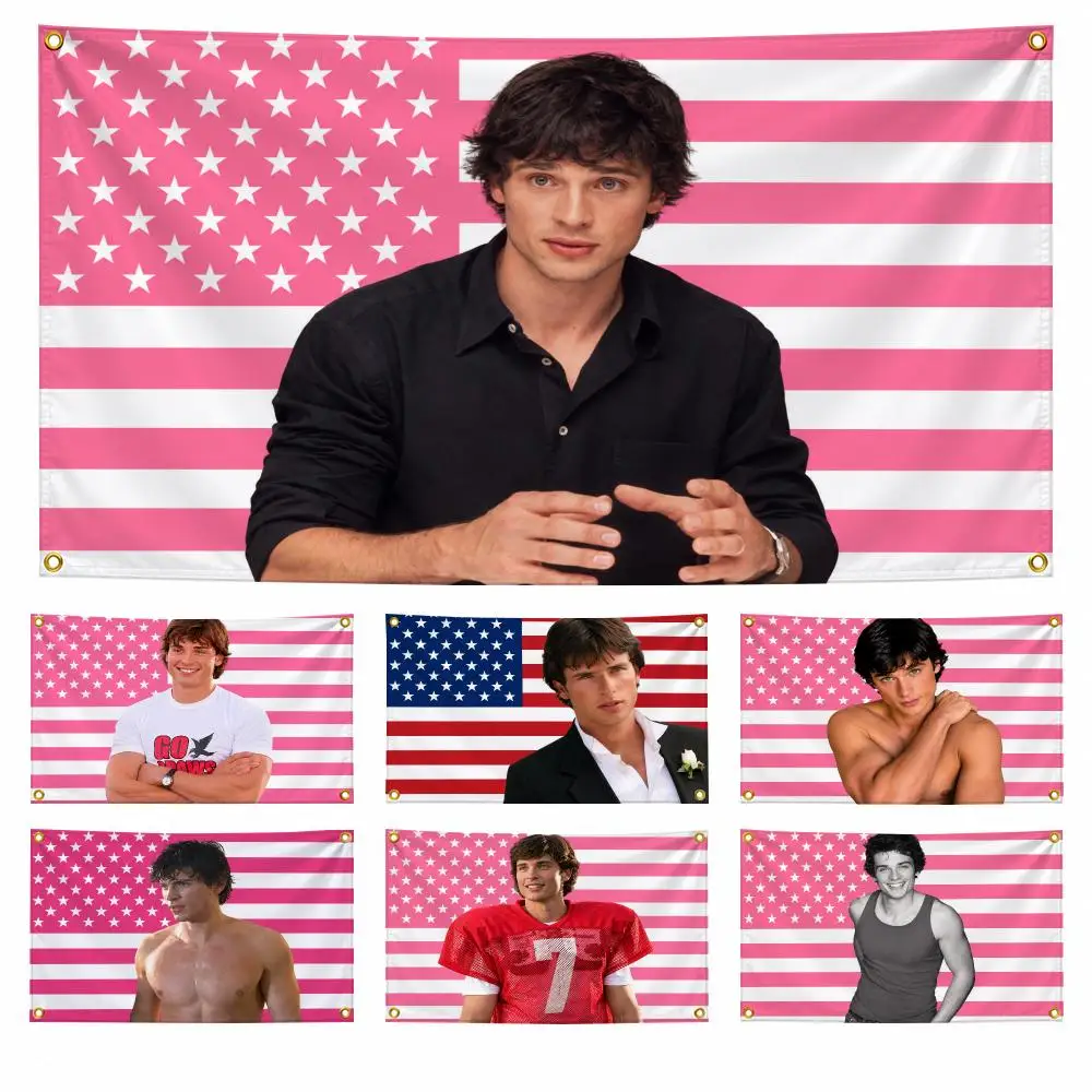Singer T-Tom Welling Flags Wide Fabric Wall Decor for Bedroom Dorm Gaming Room Garage Gift