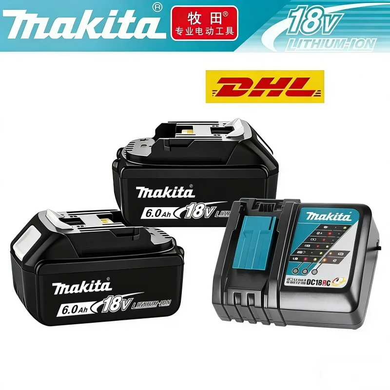 

Оригинальный аккумулятор Makita 18V LXT 6.0Ah BL1860 BL1850 BL1840 BL1830B для электроинструментов, замена