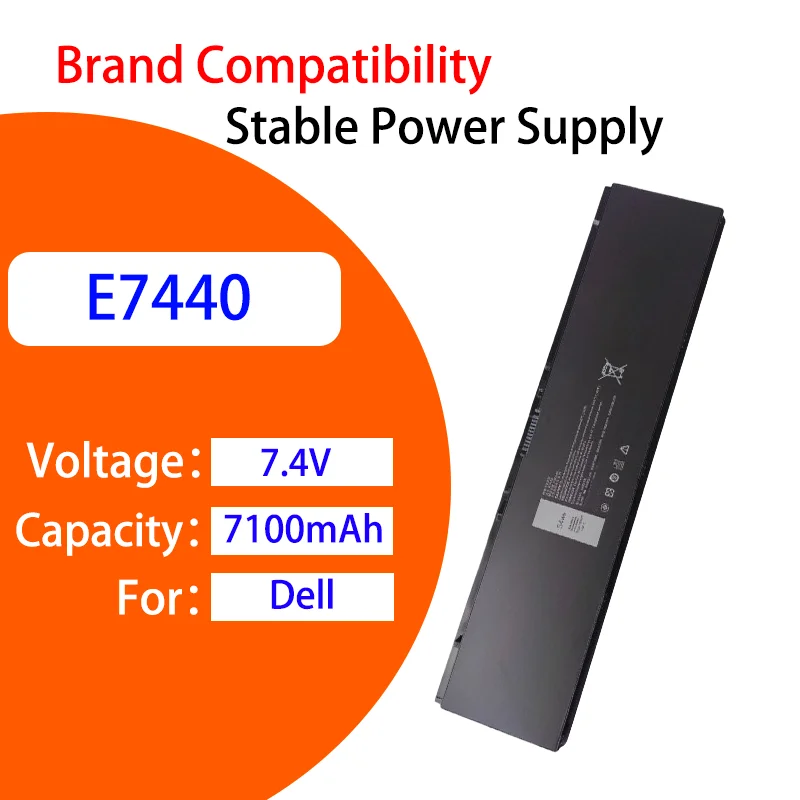 For Dell 3RNFD E7440 E7450 3RNFD 34GKR F38HT PFXCR Laptop Battery 7100mAh 7.4V