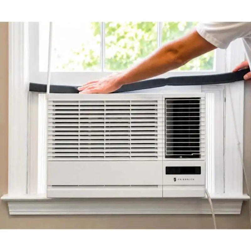 Soundproof Window Air Conditioner Foam Strip 2M PU Sponge Seal Tape Dustproof for AC Weather Stripping Home Use