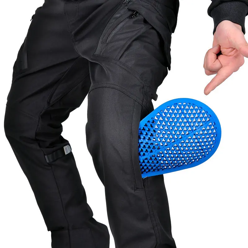Couple Outfits Waterproof Windproof Motorcycle Riding Pants Anti-drop Motor Motorbike Pants Elastic High-waisted All-season