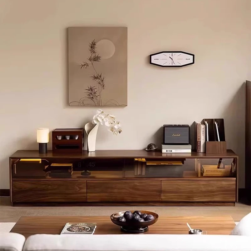 Pengarsipan Stand TV Nordic Film Lantai Tengah Ponsel Minimalis Gamer Tv Stand Universal Organizer Kayu Muebles Perabotan, Perlengkapan Peralatan Rumah Tangga