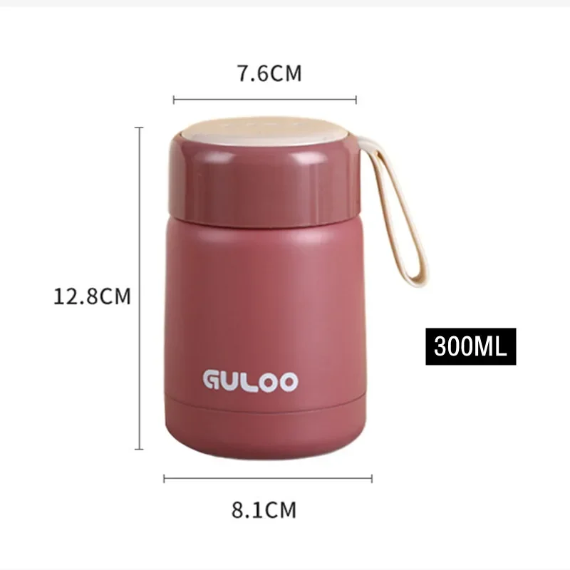 300ml MIni in acciaio inox 304 brasato boccetta termica Lunch Box stufato becher ragazza studenti bicchiere sottovuoto a prova di perdite