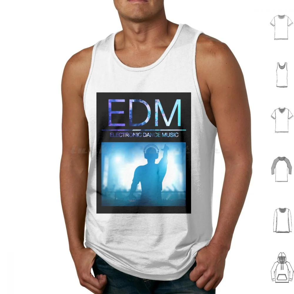 Edm Memories Tank Tops Print Cotton Edm Trance House