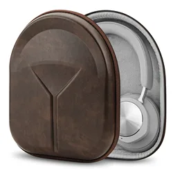 Geekria Headphone Case for Bose QC Ultra, QC45, QC 35II Headsets, Replacement Hard Shell Travel Carrying Bag (Brown)