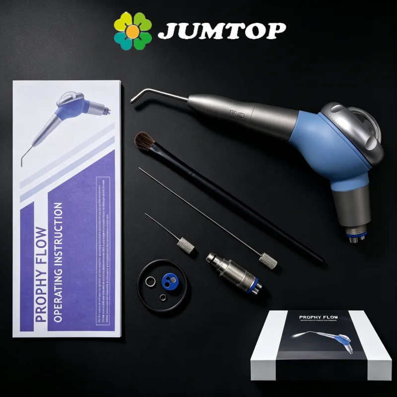 JUMTOP Dental Air Polisher Teeth Polishing Whitening Machine Dentistry Sandblasting Gun Air Prophy Jet