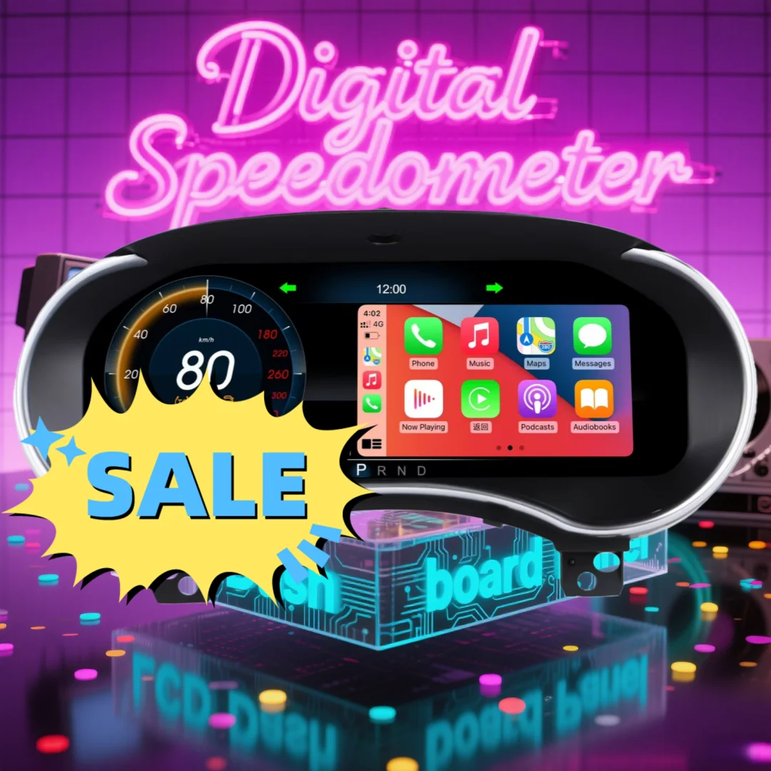 12.3 Inch Screen LCD Gauges Digital Cluster for Dodge Durango 2011 -2020 Car 2K IPS Screen & Plug & Play Virtual Cockpit Upgrade
