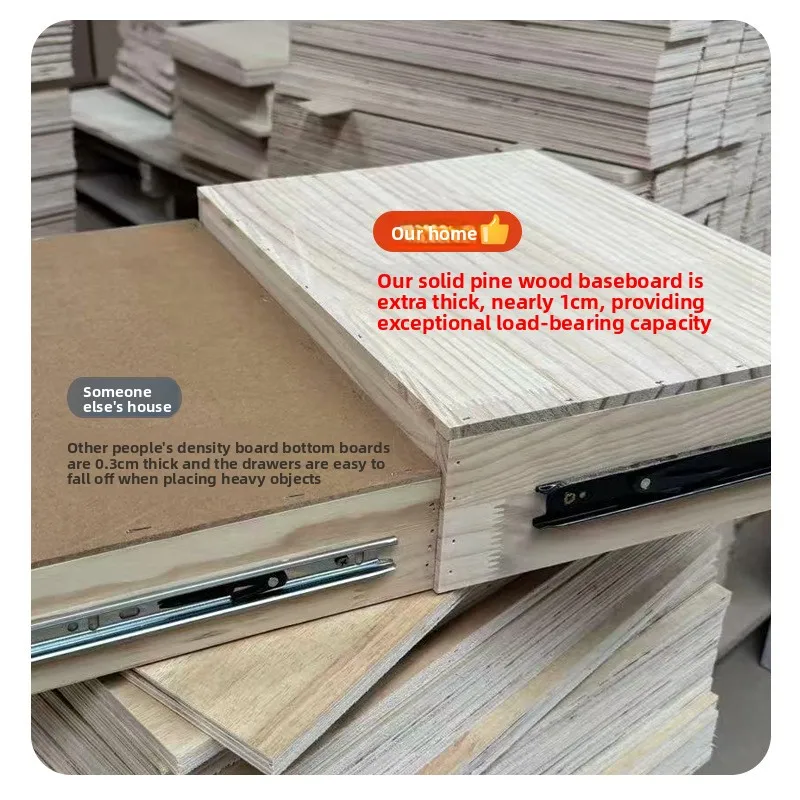 Прикроватная тумбочка из массива дерева, небольшой светильник для спальни, роскошный подвесной прикроватный шкаф для хранения вещей