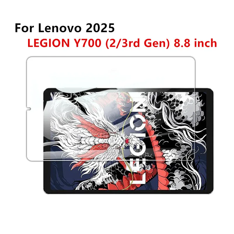 9H Tempered Glass Film For Lenovo LEGION Y700 3rd Generation 8.8 inch 2025 TB321FU HD Screen Protector for Y700 2nd 2023 TB320FU