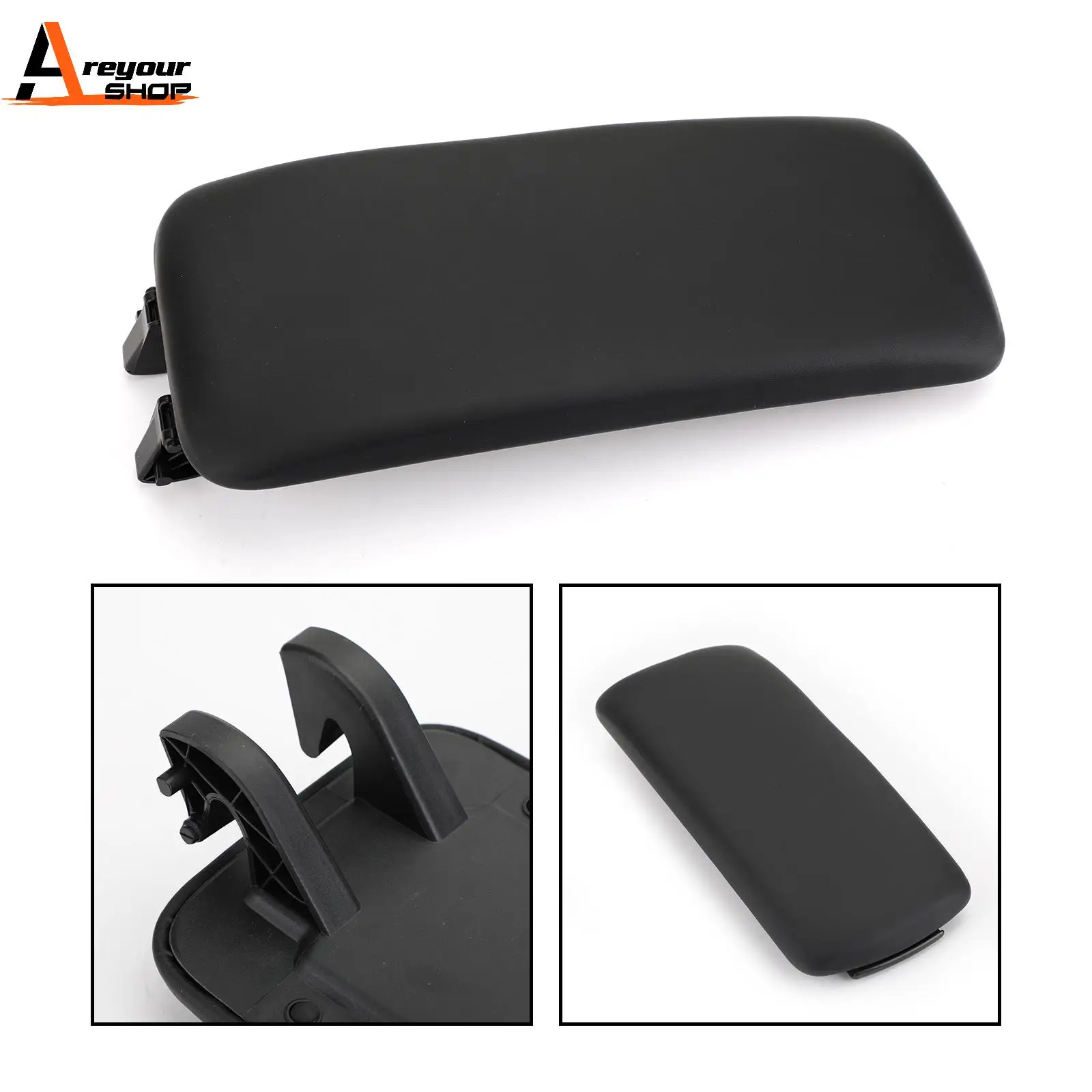 Areyourshop Center Console Armrest Upper For AUDI A1 8X1 8XK 2012-2018 8X0864245B Black Center Armrest Cover Car Styling Parts