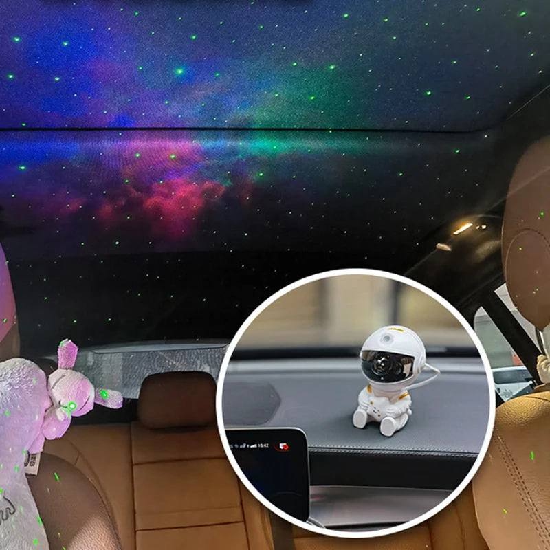 家の装飾用の宇宙飛行士星プロジェクター星空銀河ランプ,子供の寝室の装飾用の常夜灯2022