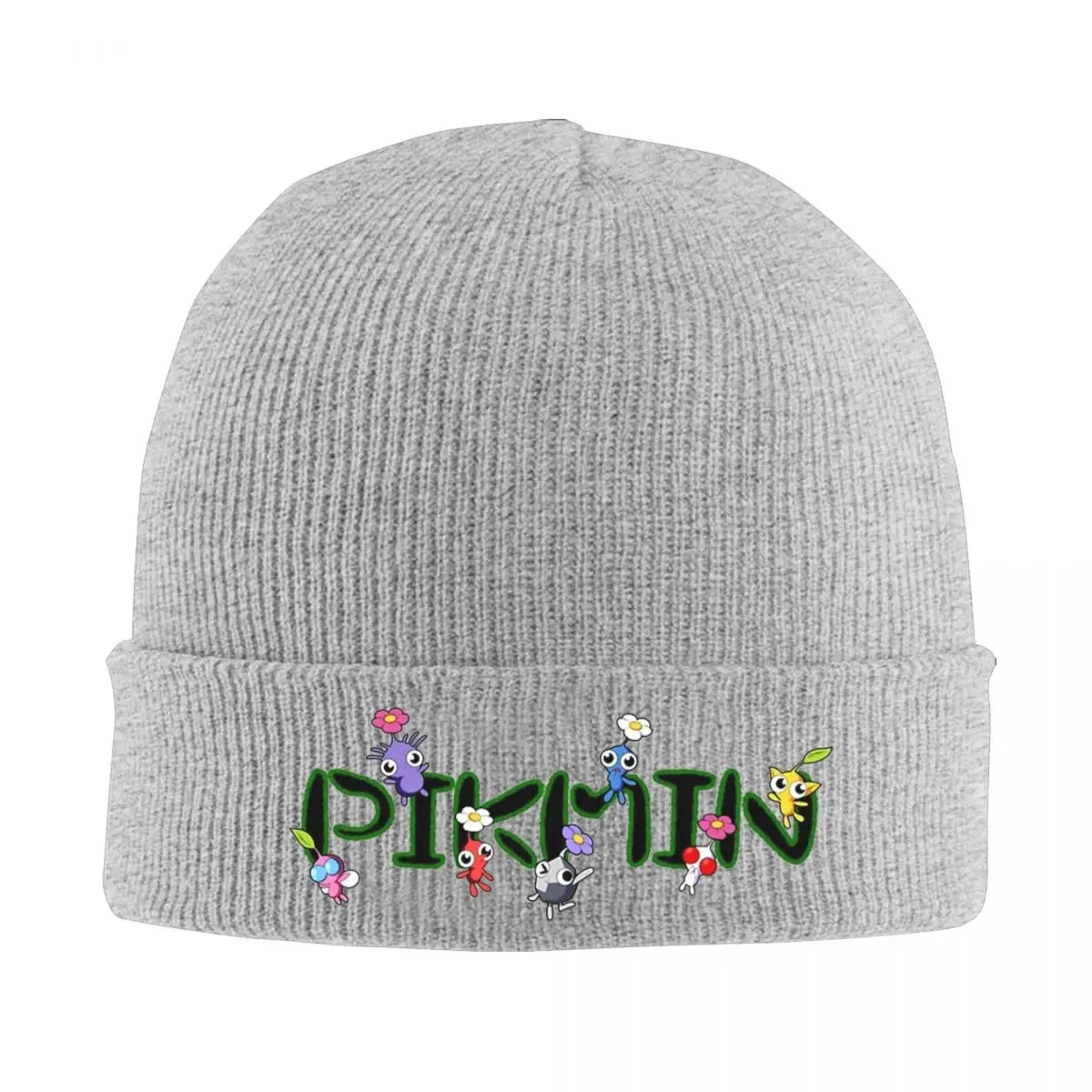 Pikmin Family Fun Hats Autumn Winter Beanie Warm Cap Unisex Acrylic Knitted Hat