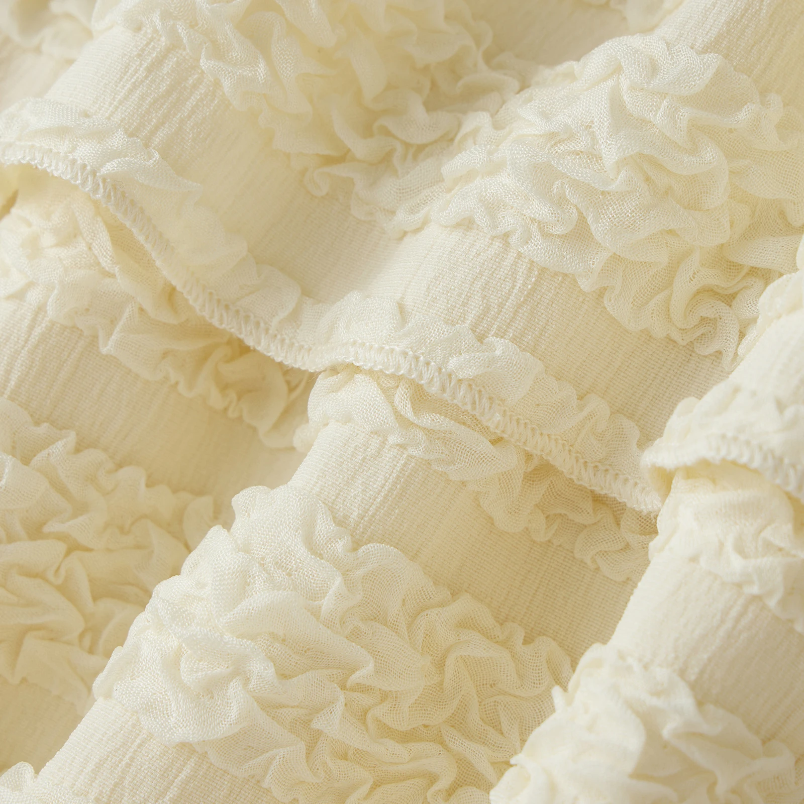 

Women Summer Tierred Mini Skirts Low Rise Elegant Solid Color Ruffle Skirt for Beach Vacation Club Streetwear