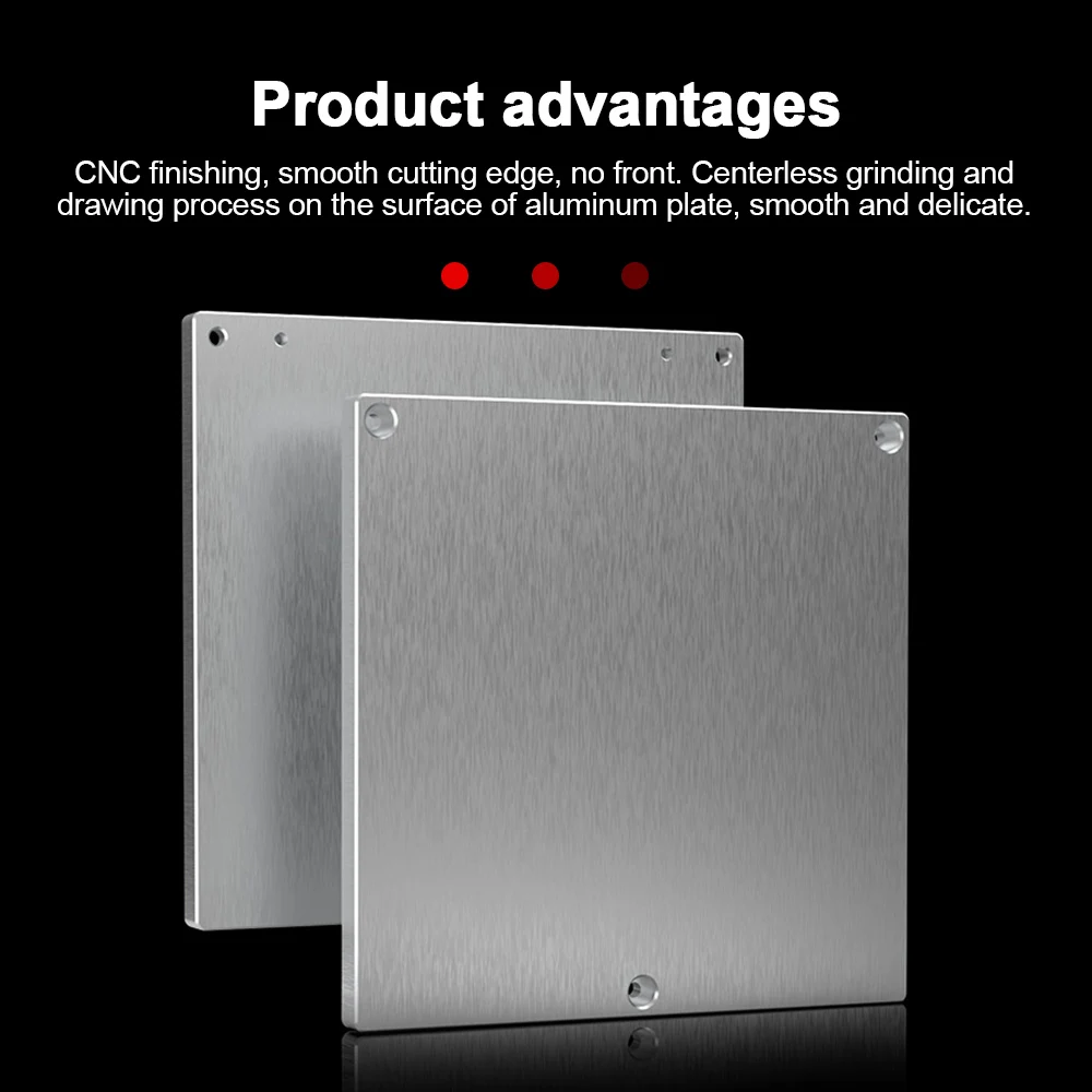 

6061 Plate Aluminum Alloy Plate Build Plate Sheet 120*120*6mm Hotbed Voron 0/0.1 for 3D Printer Accessories Printing Platform