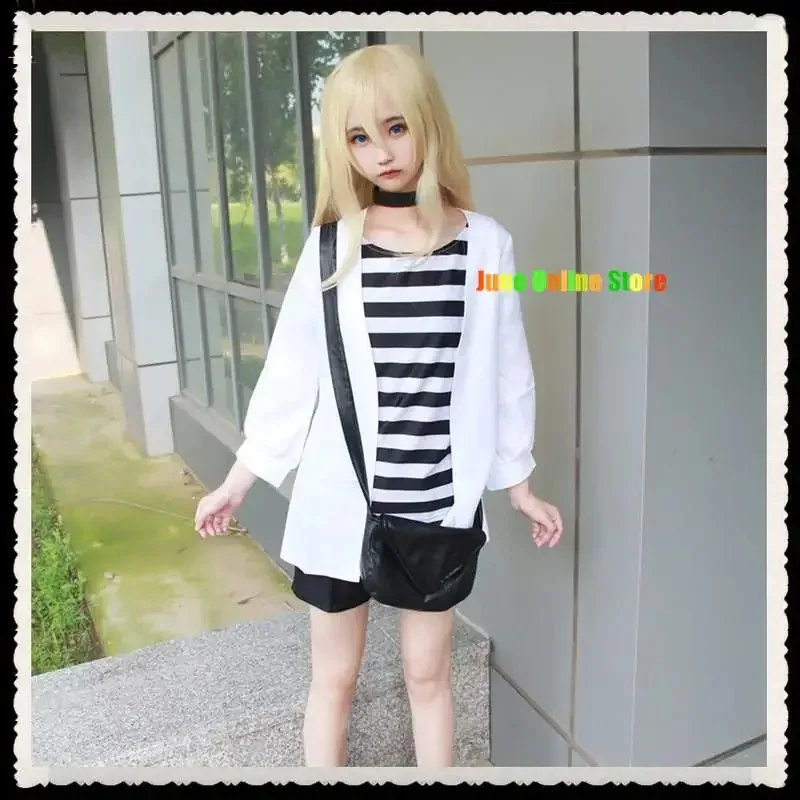 Costume cosplay Angeli della morte Ray Rachel Gardner Costume uniforme Parrucca Costume cosplay di Halloween