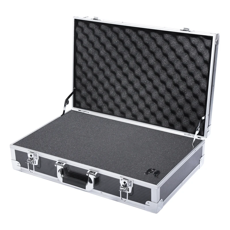 xx-Factory Supply Custom Size Tool Case with Foam Insert Equipment Protective Transportation Aluminum Carrying Case
