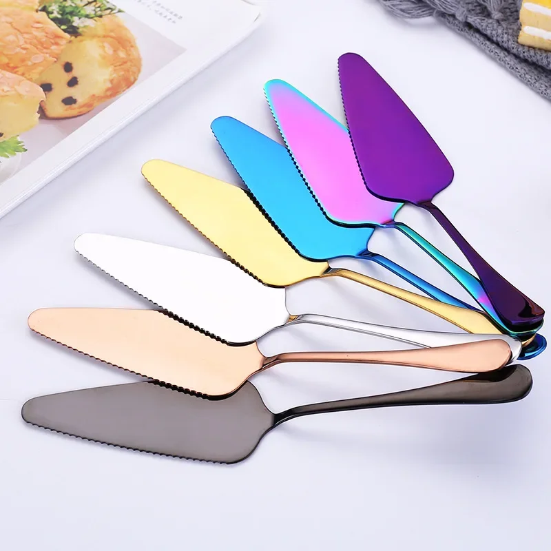 

Stainless steel toothed cake scoop cheese knife triangular pizza scoop cake shop baking tool