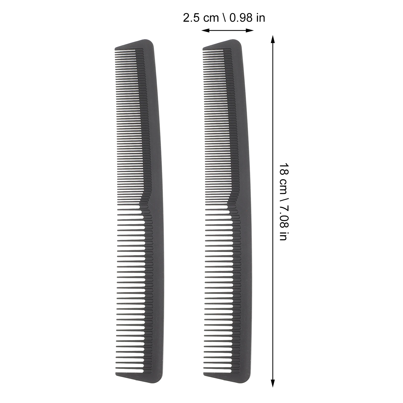 

6pcs Plastic Double Side Tooth Hair Combs Fine Wide Tooth Detangling Comb Salon Haircut Hairdressing Comb Hair Styling Tool