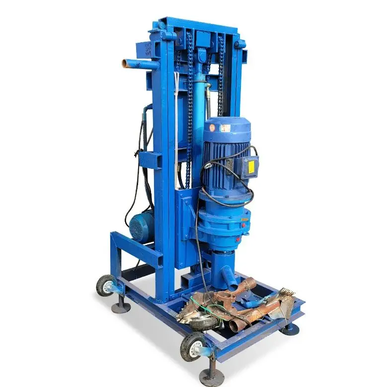 

Customized Lightweight Hydraulic Mini Electric Water Well Drilling Rig 100m Portable Handheld Borehole Machine For Sale