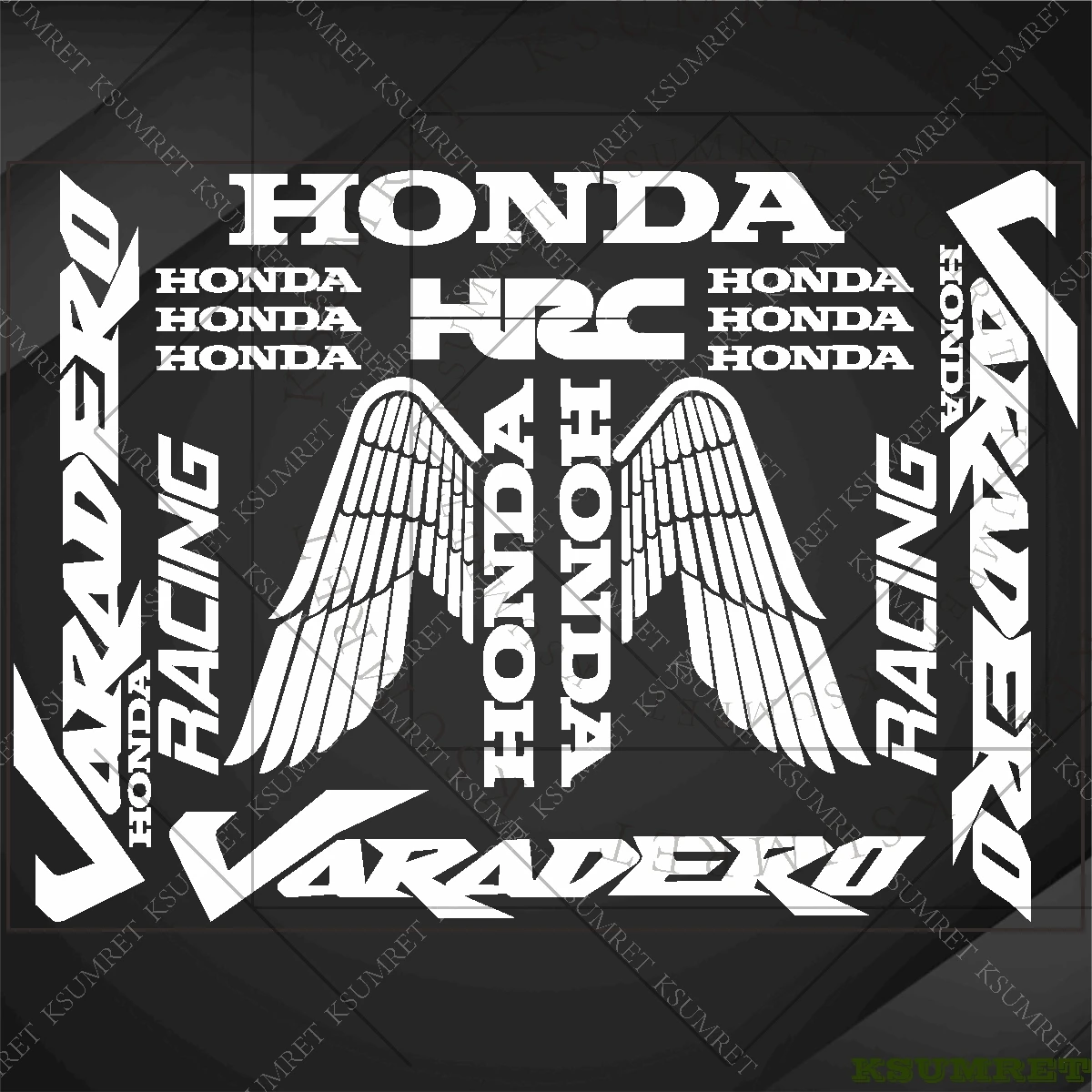 

Наклейки для мотоциклов Honda Varadero: логотипы, гоночные наклейки, аксессуары для бака, шлема, выхлопной системы, водонепроницаемые.
