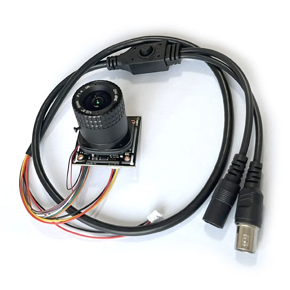 IMX307 Starlight Low Illumination NVP2441 HD 4in1 AHD TVI CVI CVBS 2mp CCTV Camera Module PCB board with cs lens osd cable