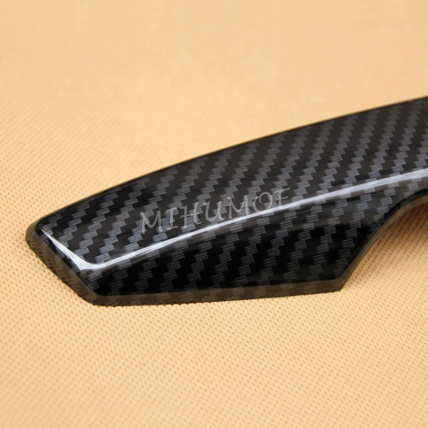 For 2018-2026 Mitsubishi Eclipse Cross w/o Keyless Carbon Fiber Car Door Handle Strip Cover Trim Protector Accessories view 5