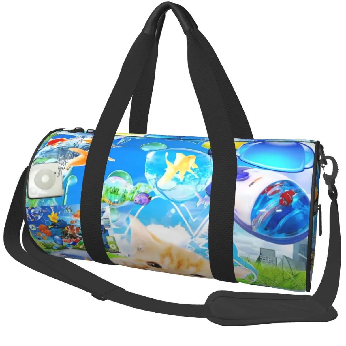 Frutiger Aero Gym Bag Waterproof Sports Bags Gym Accessories Training Pattern Handbag Funny Fitness Bag For Couple
