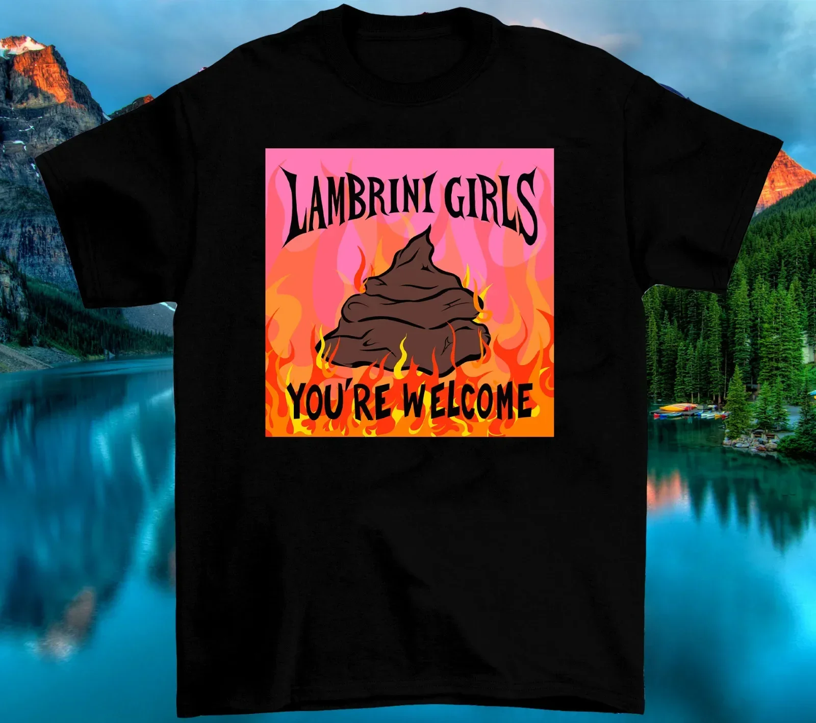 Lambrini Girls - You're Welcome T Shirt Black All Size S to 5Xl AL945