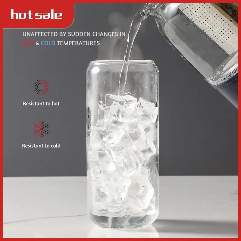 

A50M-Clear Frosted Sublimation Blanks Glass Mason Jar Beer Can Glass Cup With Bamboo Lid