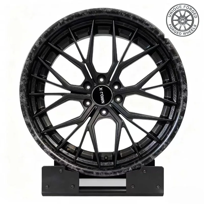 26 Style Factory Direct New Custom High‑Strength Lightweight Carbon Fiber Forged Concave Design Auto Parts‑Black Finish 5‑Year W