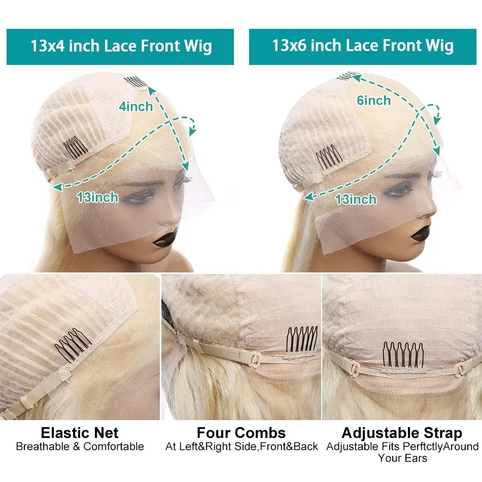 مجعد 613 العسل شقراء الدانتيل الجبهة الشعر البشري 13x6 38 بوصة موجة عميقة 13x4 الدانتيل الباروكة الأمامية البرازيلي 200 الكثافة للنساء السود