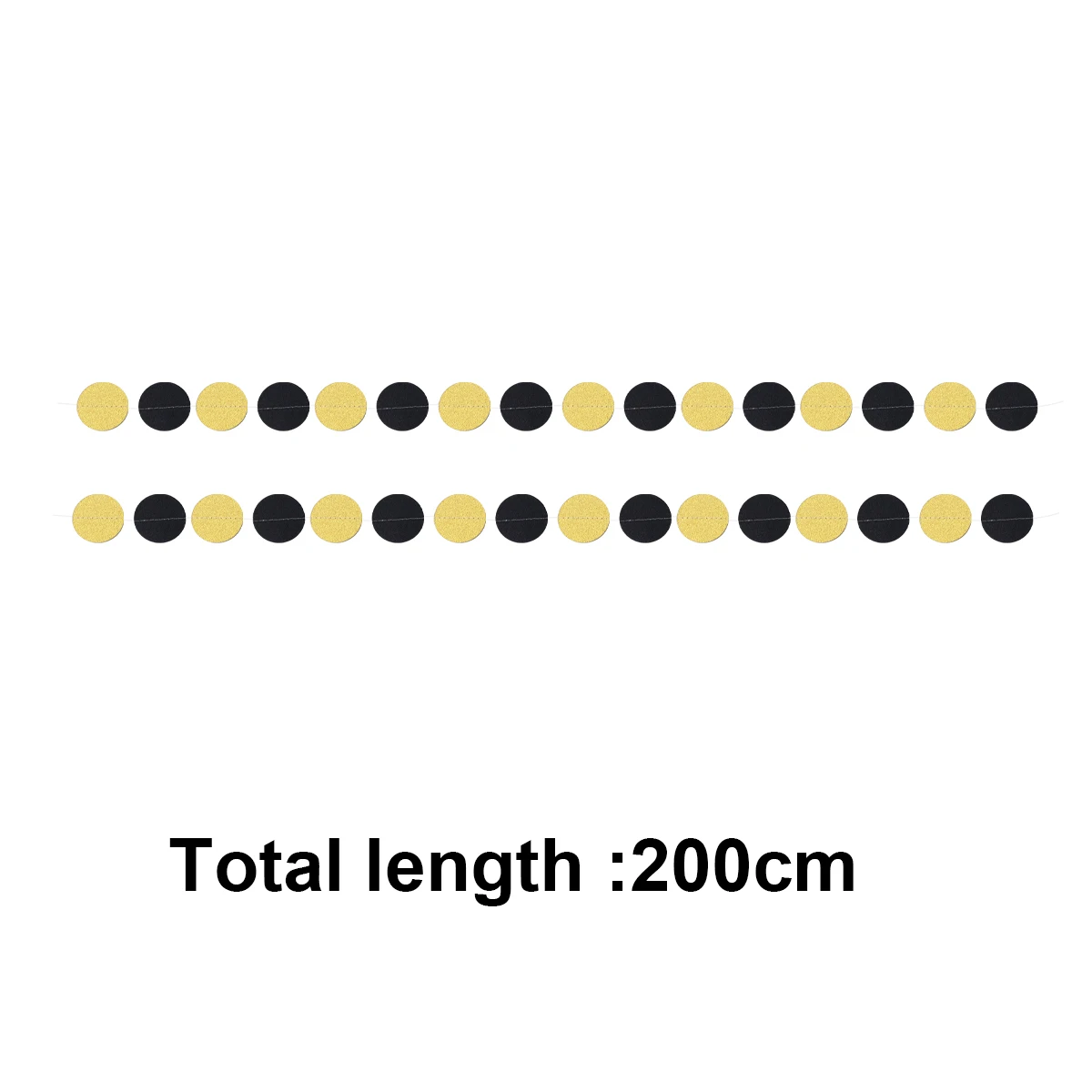 

3pcs Glitter Latte Hanging Banner Letter Paper Pull Flag Farewell Party Garland Decor Festive Atmosphere Safe Reusable