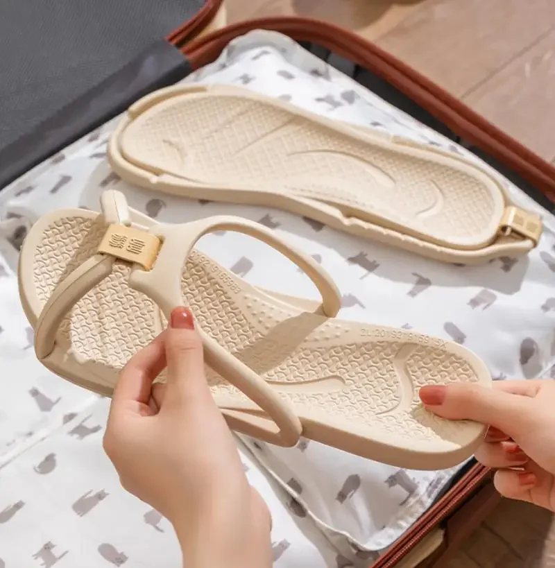 Faltbare Reiseslipper Unisex EVA Flip-Flops Hotel Rutschfeste Damen Herren Badezimmer Indoor-Sandalen Tragbar Leichtgewichtig Bequem – Detail 8
