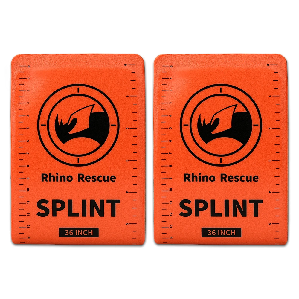 First Aid Splint-Lightweight Reusable Combat Splint, RHINO RESCUE First Aid Medical Splint For Bone Fracture Treatment