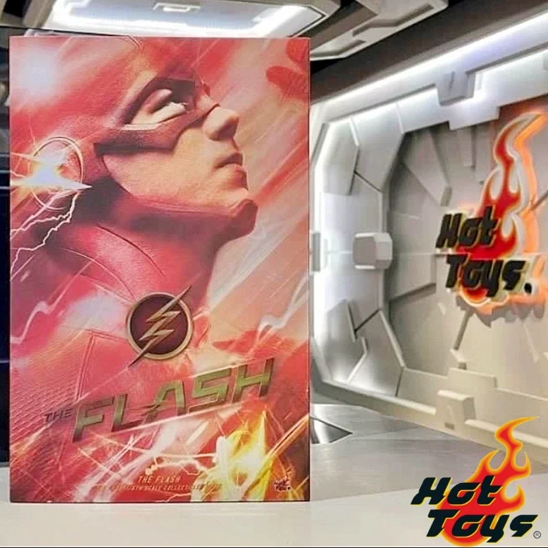 

In Stock Original Hottoys Tms009 1/6 Flash Barry Allen Action Figure Model Collection Hobby Toy Gift