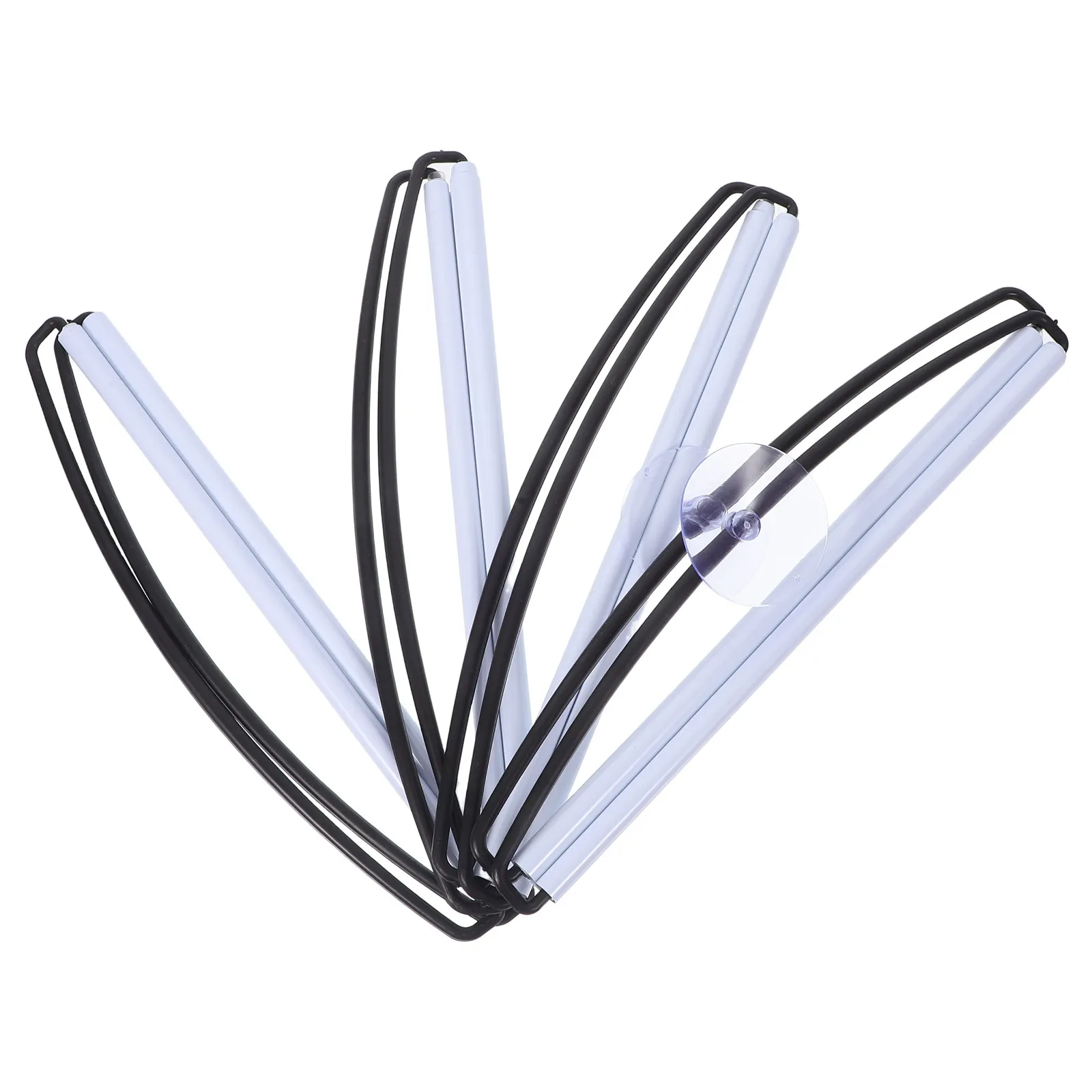 1Set Retractable Blank Handheld Banner White Dry Erase Reusable Sports Event Cheer Competition Party DIY Decoration