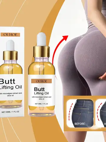 Buttock Enlargement Oil Hip Lifting Growth Firming Nourishing Moisturize Skin Tighten Pores Enhance Elasticity Body Massage Care