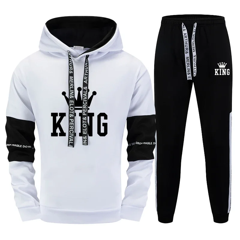 

Comfort Quality Daily Men's Tracksuit Autumn Winter Hot Sale Casual Hooded Outdoor Sports Single Piece Sweatshirt And Sweatpants
