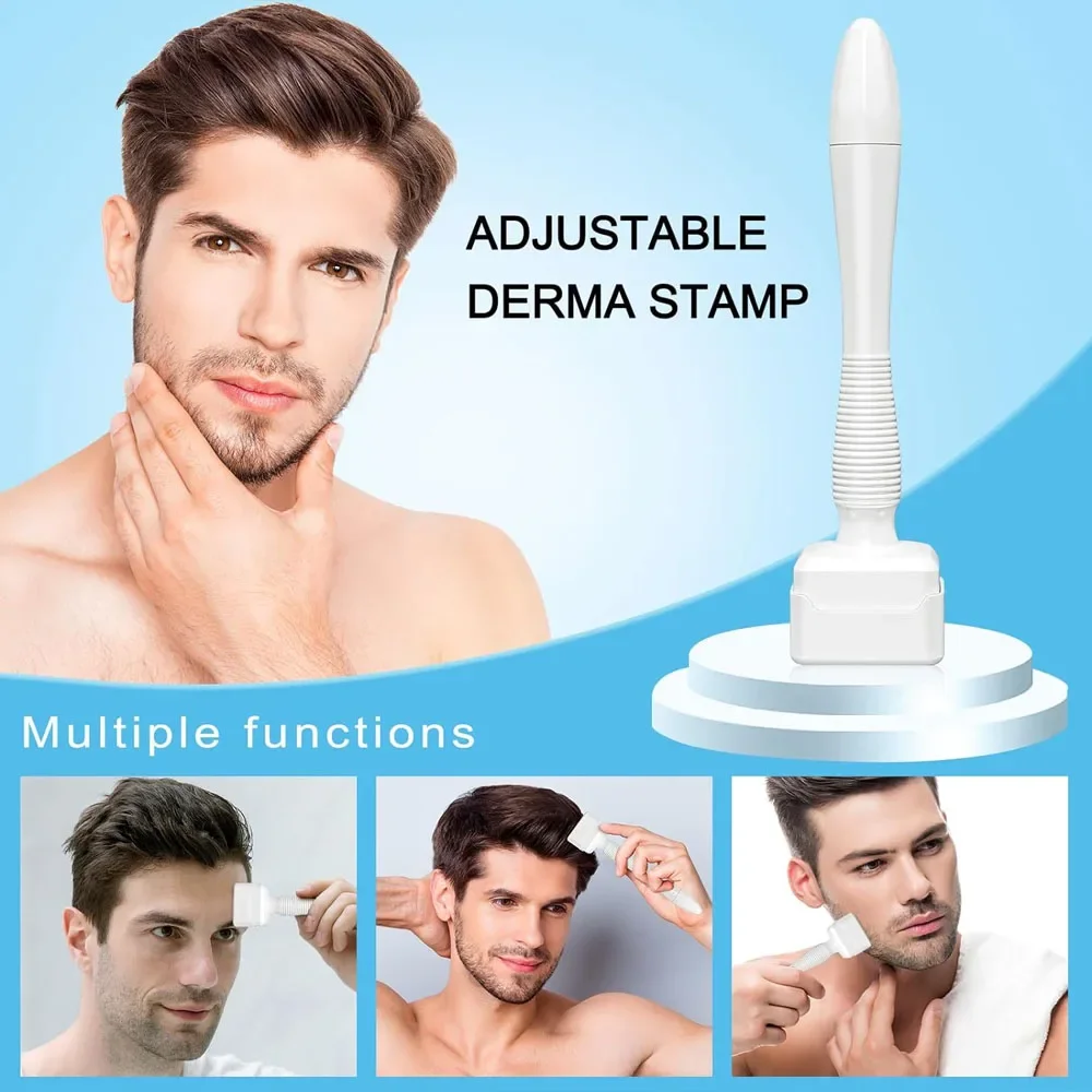 

Beauty Derma Stamp 140A Профессиональный штамп для микронидлинга 0,25 мм, DermaStamp для мужчин и женщин для домашнего использования