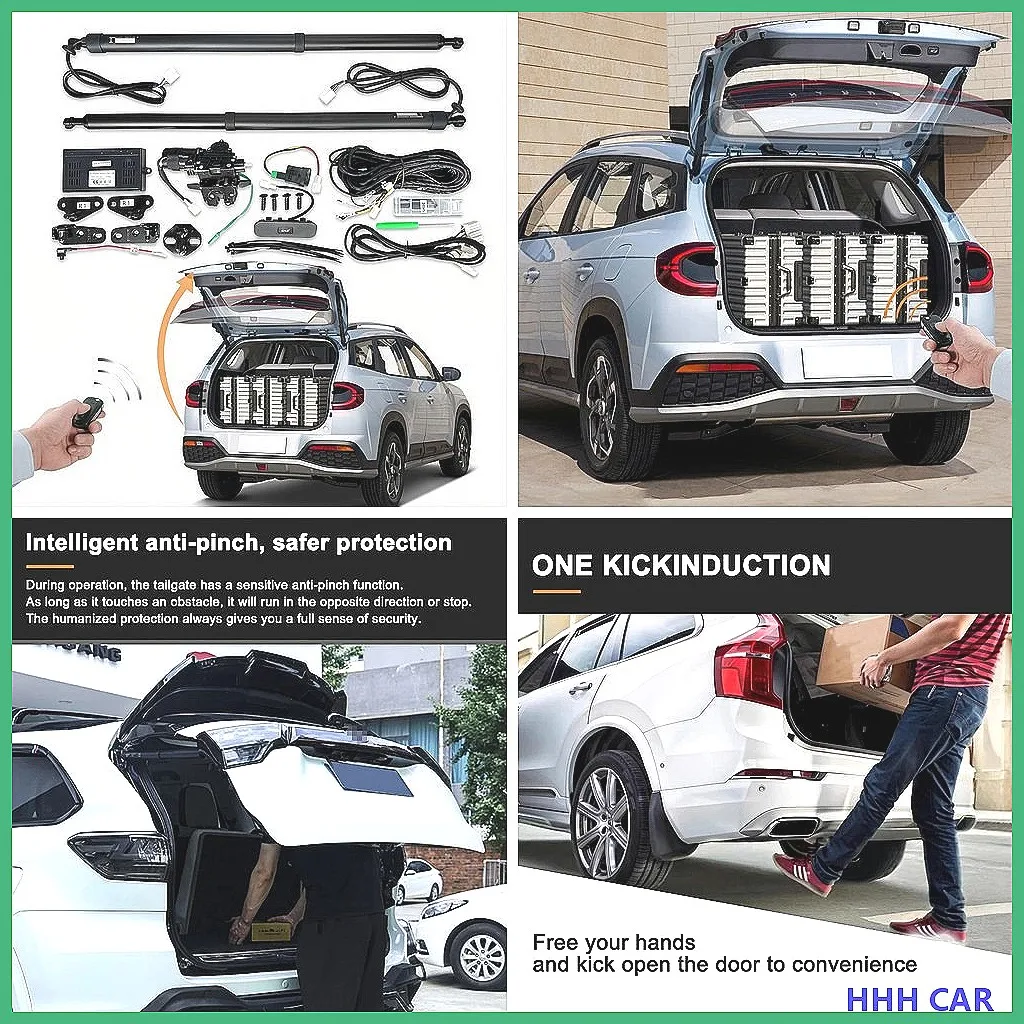 Electric Tailgate Lift for Hyundai MUFASA 2022+, Anti-Pinch Height Adjustment, Silent Operation Power Liftgate