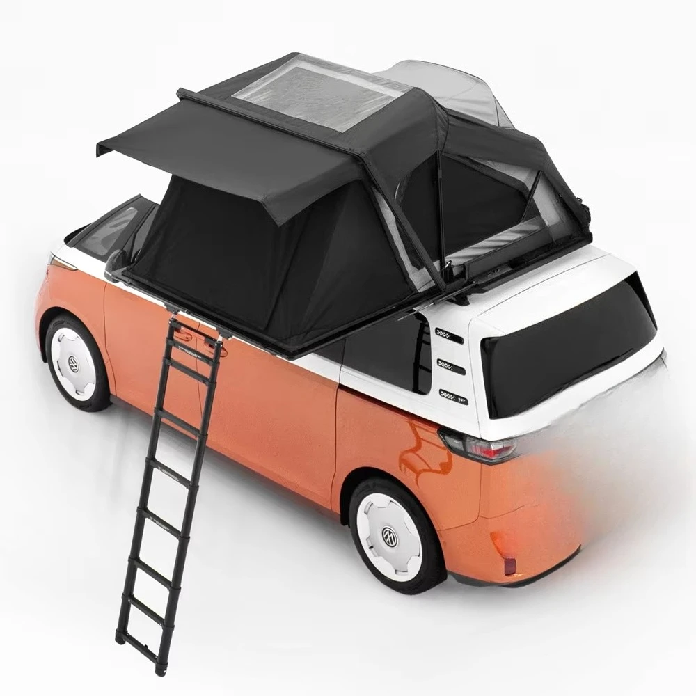 Overland Pop up Abs Light Hard Top Roof Tent Aluminium Roof Top Tent 4X4 for Camping Gear Off-Road Glamping