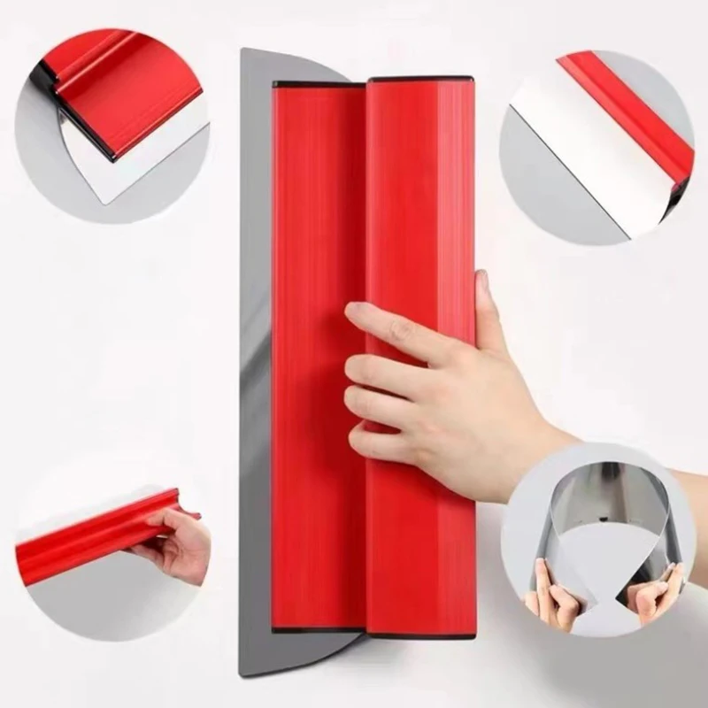 25/40CM Trockenbau Glättung Spachtel Skimming Flexible Klinge Malerei Finishing Skimming Klingen Gebäude Werkzeug Wand Verputzen Werkzeuge