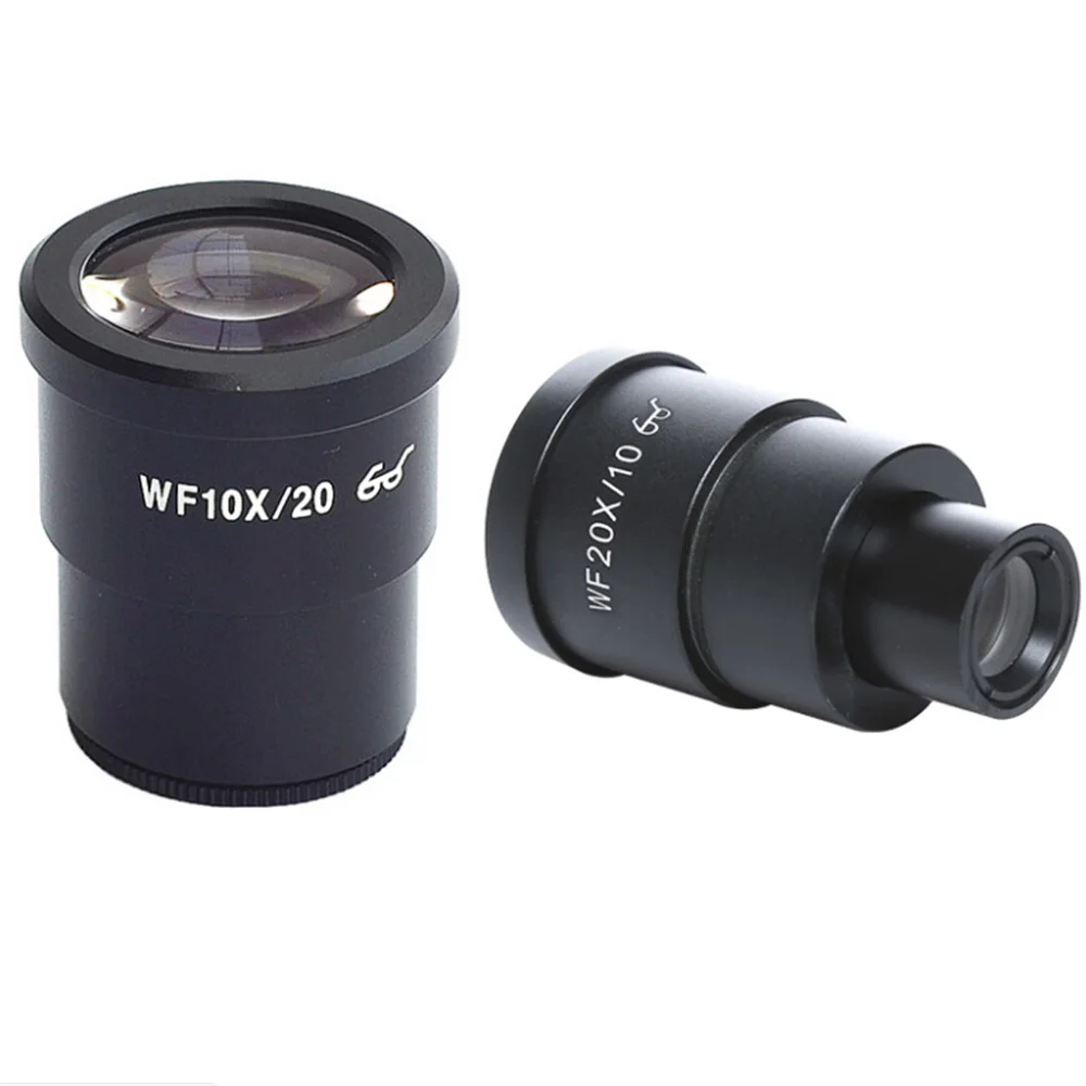 1 Piece Agnicy Stereo Microscope Wide-angle Eyepiece Large Field of View High Eye Point 10 Times WF10X/20 Interface 30mm